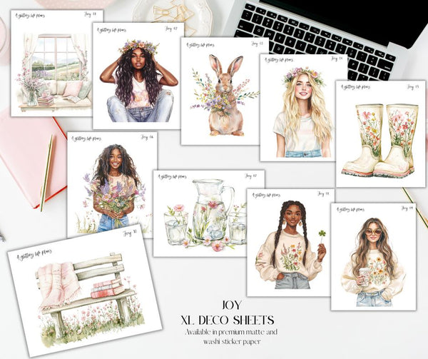 XL Joy Decorative Stickers for Planners and Journals