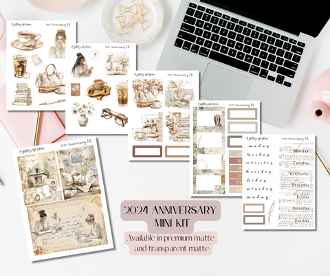 2024 Anniversary Kit - Planner and Journaling Stickers