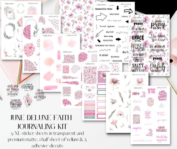 Deluxe Faith Journaling Bundle for Bible Journaling