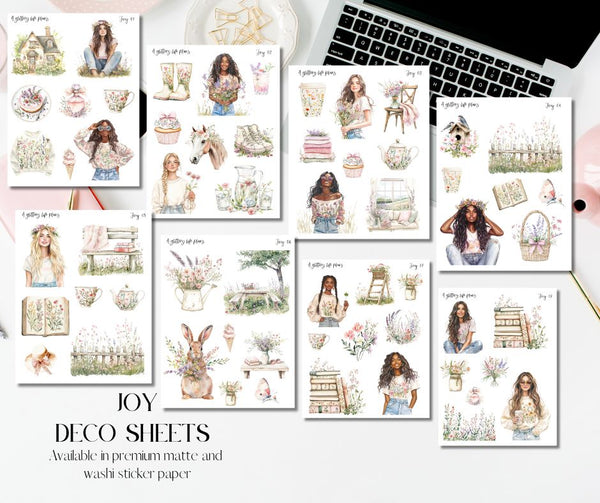 Joy Decorative Stickers for Planners and Journals