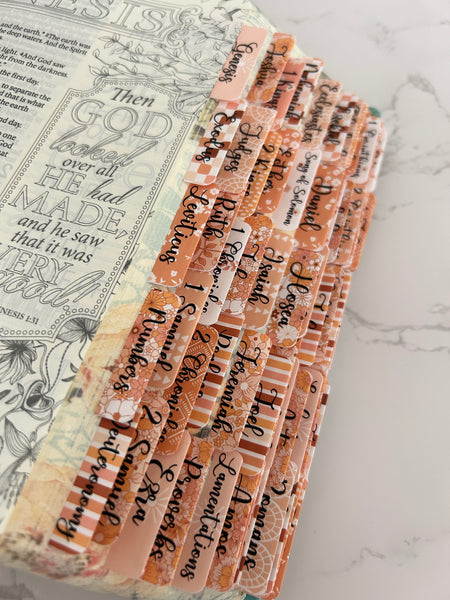 Joyful Bible Tabs, Bible Index Tabs, Bible Tab Stickers