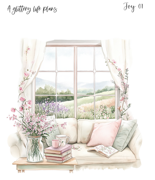 XL Joy Decorative Stickers for Planners and Journals