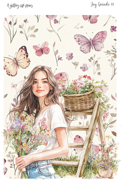 Grande Joy deco Sticker Sheet for Planners and Journals