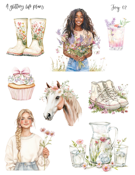 Joy Decorative Stickers for Planners and Journals