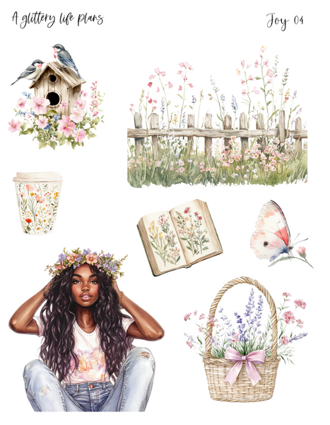 Joy Decorative Stickers for Planners and Journals