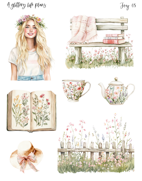 Joy Decorative Stickers for Planners and Journals