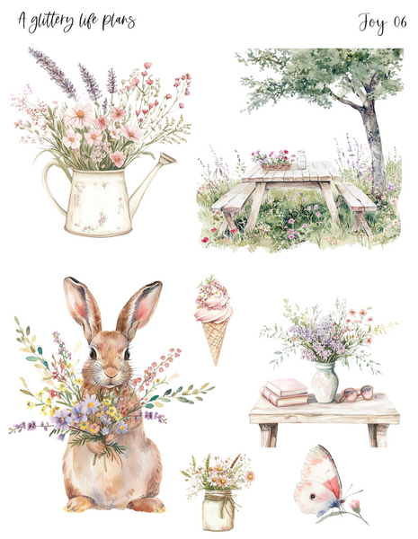 Joy Decorative Stickers for Planners and Journals