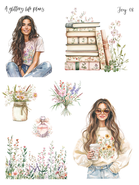 Joy Decorative Stickers for Planners and Journals