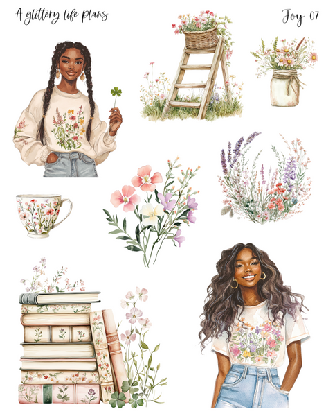 Joy Decorative Stickers for Planners and Journals