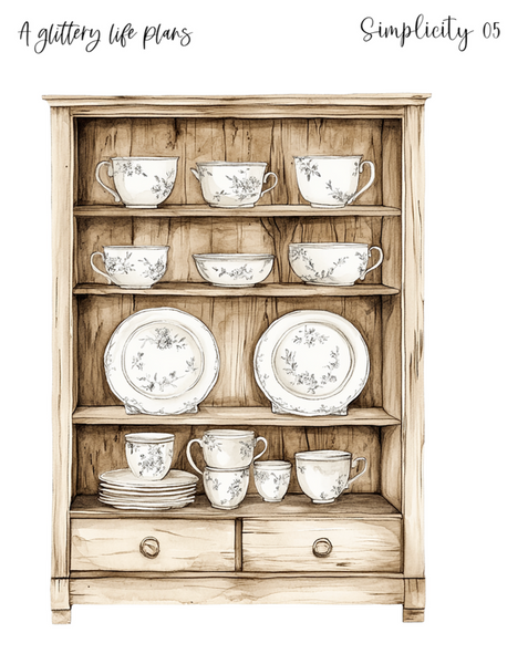 XL SimplicityDecorative Stickers for Planners and Journals