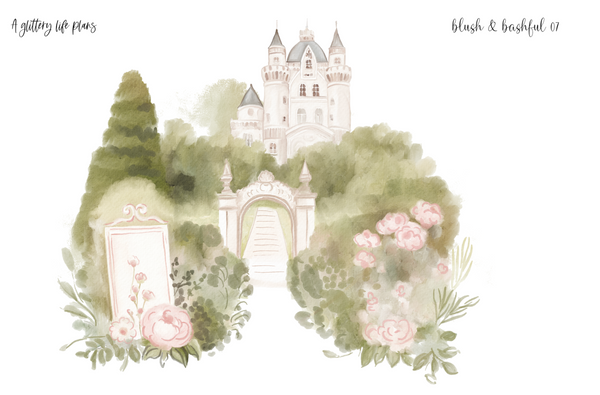 Blush & Bashful Grande Sticker Sheet for Planners and Journals