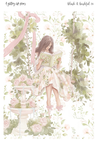 Blush & Bashful Grande Sticker Sheet for Planners and Journals