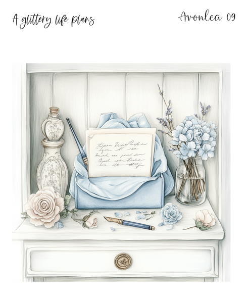 XL Avonlea Decorative Stickers for Planners and Journals