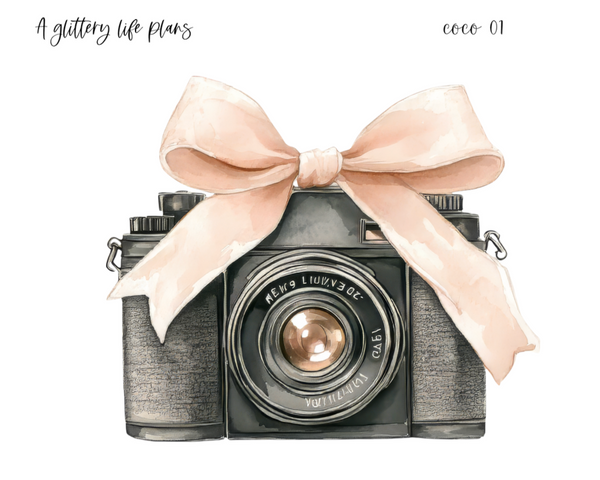 XL Coco Decorative Stickers for Planners and Journals