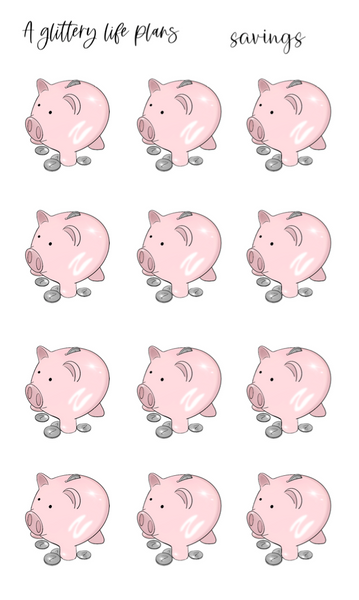 Savings Icon Stickers