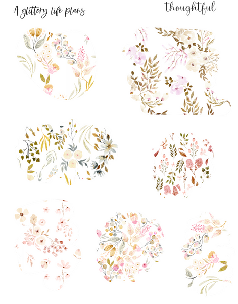 Attributes Journaling Sticker Sheets