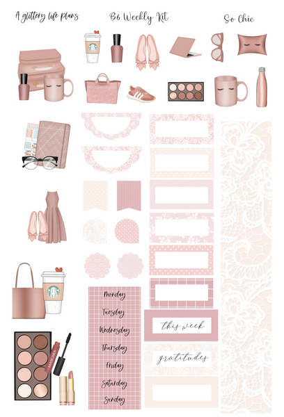 So Chic B6 Common Planner Kit