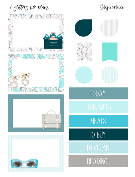 Signorina Mini Kit - Planner Stickers and Decorations
