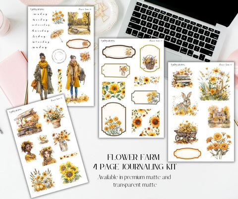 Flower Farm - Planner and Journaling Kit