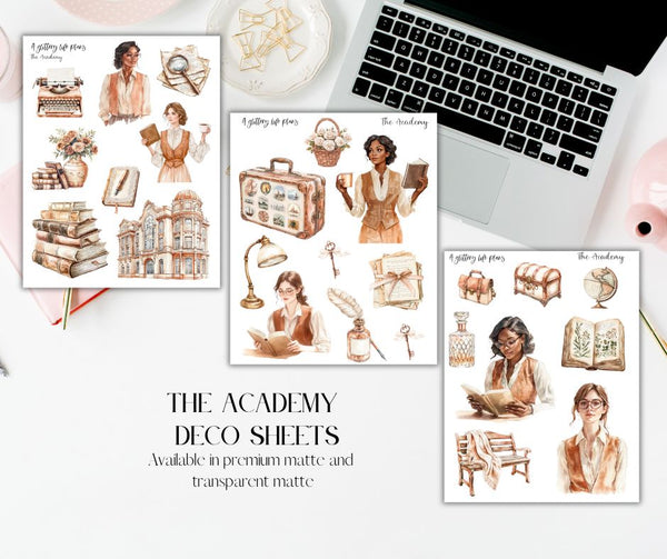 The Academy 7 page Mini Kit - Planner and Journaling Stickers