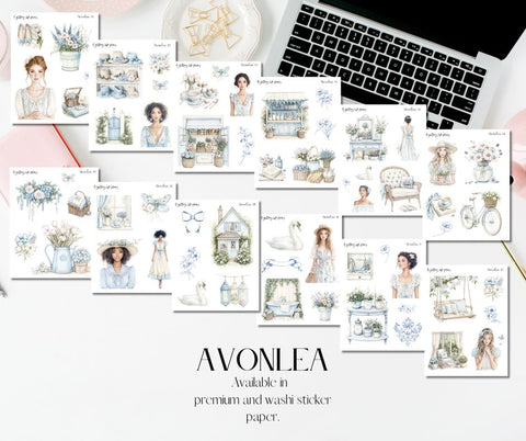Avonlea Decorative Stickers for Planners and Journals