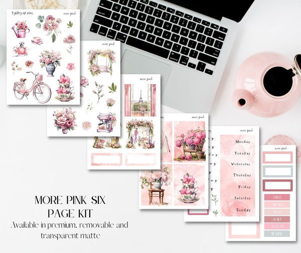 More Pink Mini Kit - Planner and Journaling Stickers