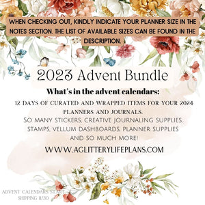 2023 Advent Bundle. - Please read instructions-