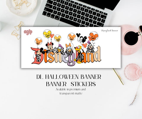 DL Spooky Banner Deco Stickers