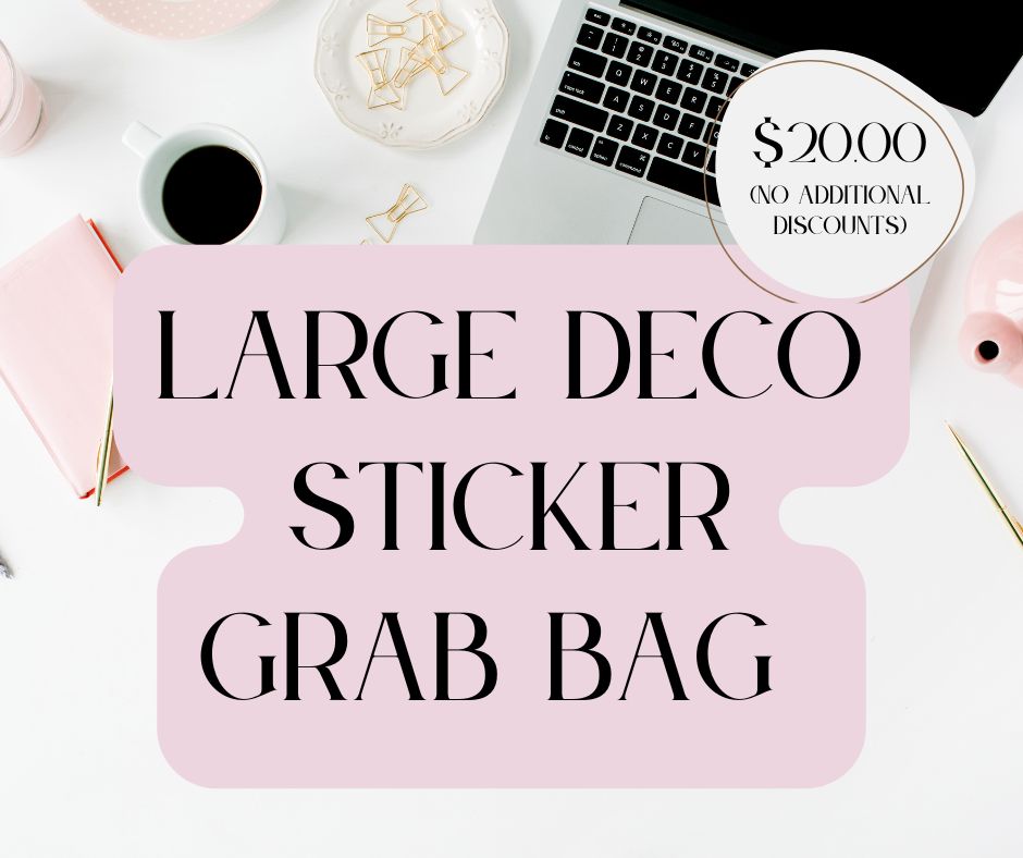 Large Deco sticker Grab Bags