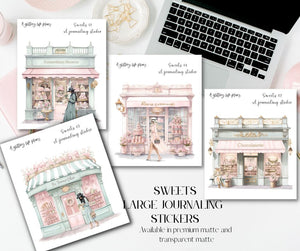 Sweets Large Deco Stickers for Planners and Journals