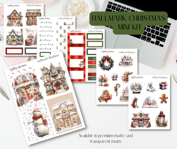 Hallmark Christmas Mini Kit - Planner and Journaling Stickers