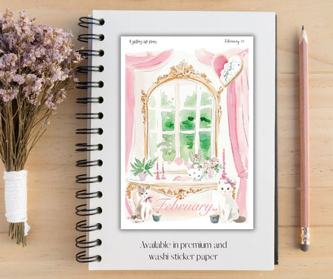 February 02 Grande deco Sticker Sheet for Planners and Journals