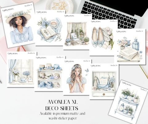 XL Avonlea Decorative Stickers for Planners and Journals