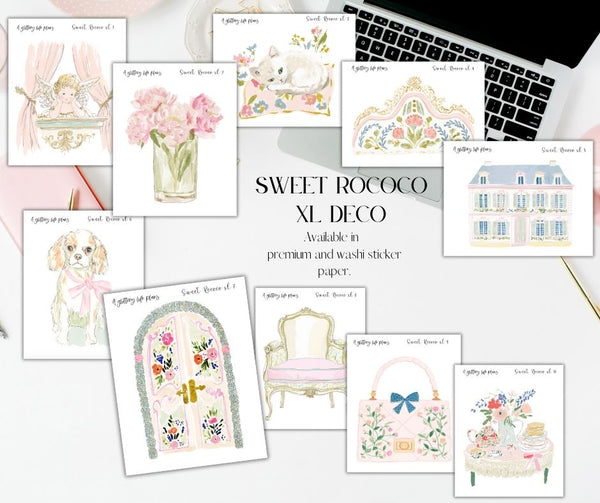Sweet Rococo XL Decorative Stickers for Planners and Journals