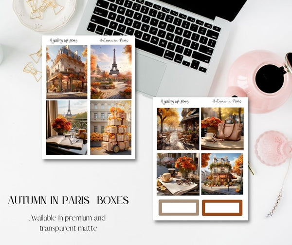 Autumn in Paris Mini Kit - Planner and Journaling Stickers