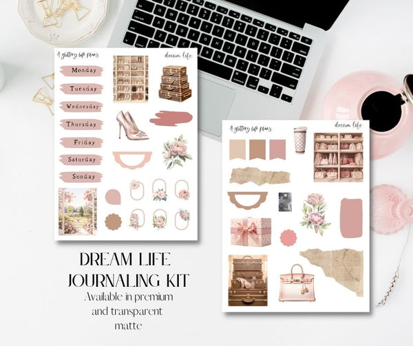 Dream Life Journaling Kit and Deco Sheets