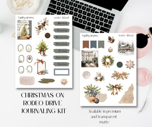 Winter Retreat Journaling Kit and Deco Sheets