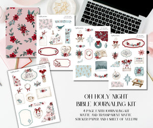 Oh Holy Night Faith Journaling Kit for Bible Journaling