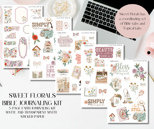 Sweet Florals Faith Journaling Kit for Bible Journaling