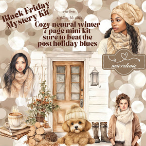 Black Friday Mystery Kit - 7 page Mini Kit - Planner and Journaling Stickers