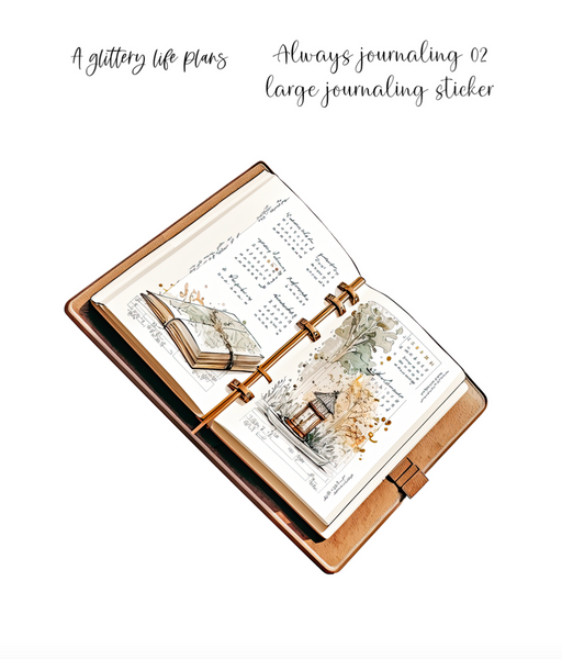 Always Journaling  Large Deco Stickers for Planners and Journals