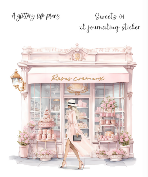 Sweets Large Deco Stickers for Planners and Journals
