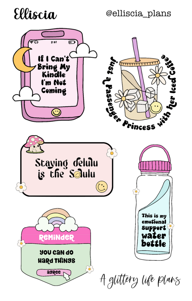 Sticker. Contact Card Custom Contact Cards - Stickers for Planner Meet ups - Custom sticker ...