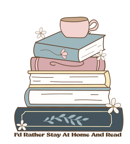 Stay home and Read Vinyl Stickers for Kindles, Planners and Journals