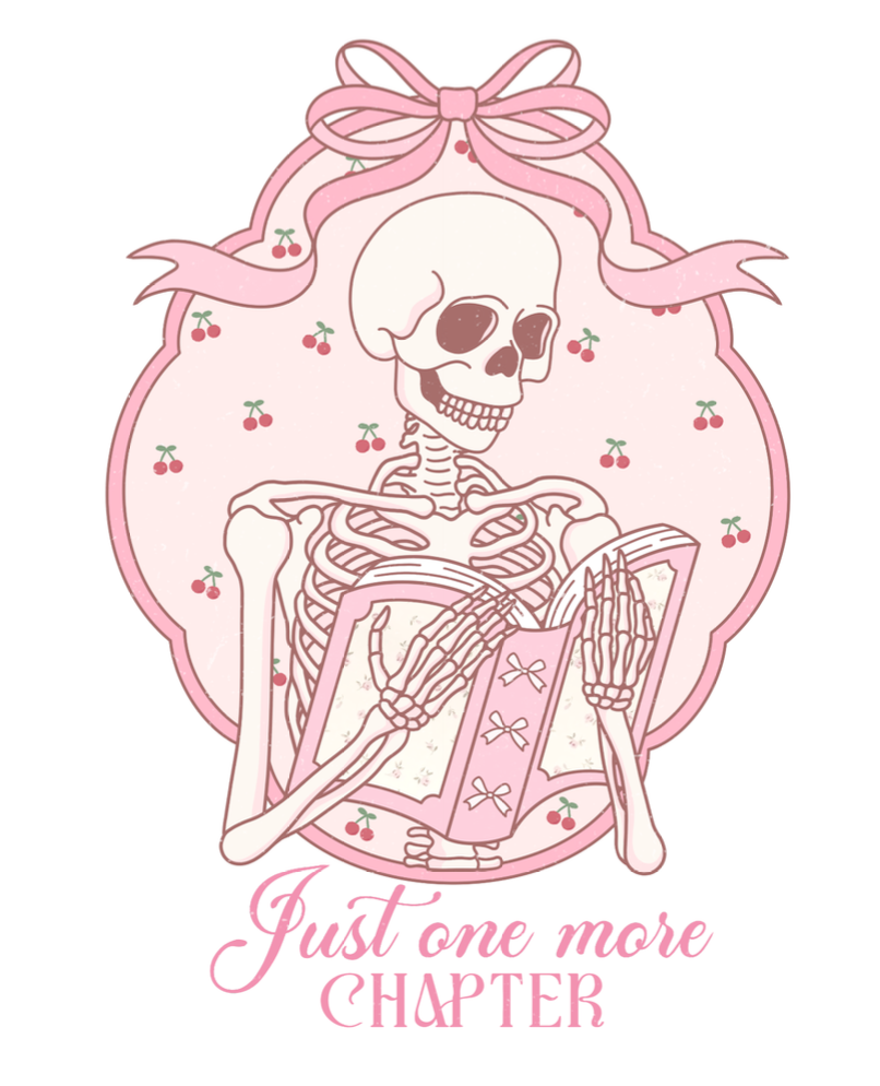 Just one more chapter Vinyl Stickers for Kindles, Planners and Journals