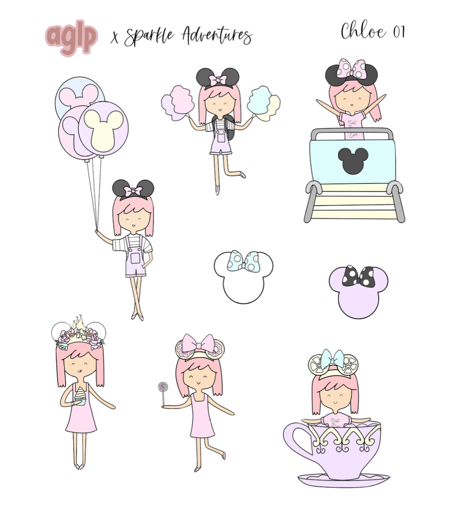 Chloe Magical Deco Stickers for Planners and Journals