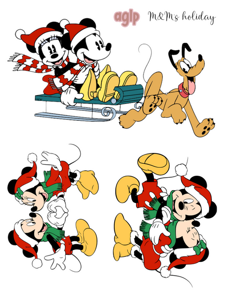 Character Christmas Deco Stickers for Planners and Journals