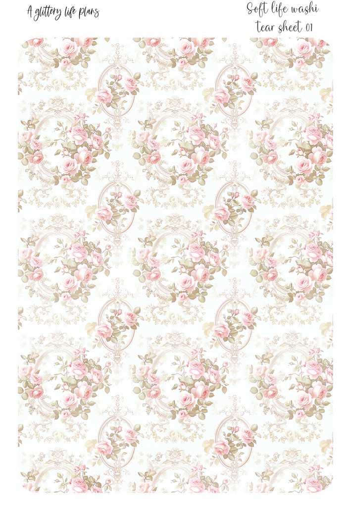 Soft Life Sticker Soft Life Washi Tear Sticker Sheet for Planners and Journals – A ...