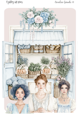 Avonlea Grande deco Sticker Sheet for Planners and Journals