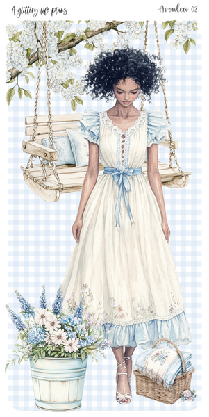 Full Sheet Avonlea deco Sticker Sheet for Planners and Journals